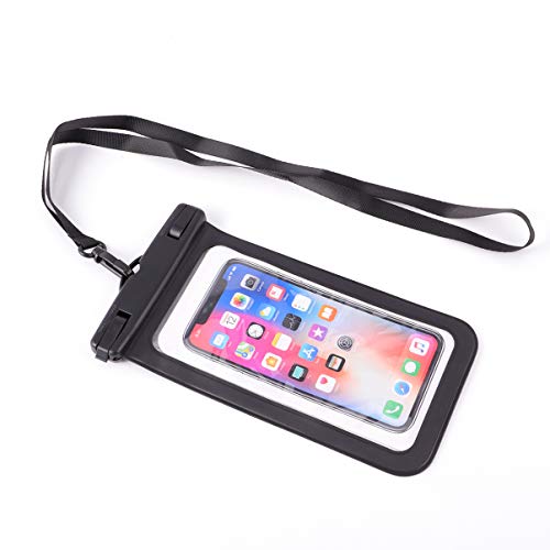 ibasenice bolsa para telefone impermeável para celular, bolsa seca para mergulho, capa protetora tra