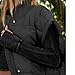 Songling Womens Oversized Puffer Vest Stand Collar Full Zip Sleeveless Bubble Puffer Vest Quilted Padded Warm Coat Outwear (Black,M)