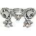 Hunter Fan Company, 99146, Four-Light Brushed Nickel Fitter,Silver