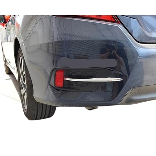Couvercle de sourcil feu phare chrome pour Civic 10th 2016-2021 - 4