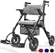 Rollator mit Fußstützen Vocic 2 in 1 faltbar und leicht