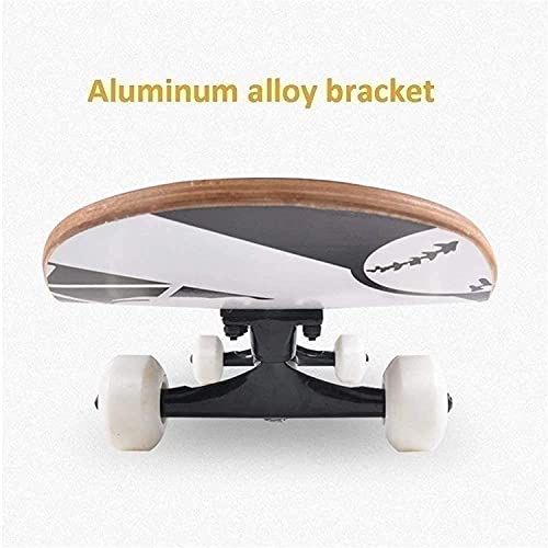 Skateboard complete bord voor aanval : Levi.ackerman, 7-layer Maple 95A roller hardheid Funboard, lading 100 KG Double… - Afbeelding 4