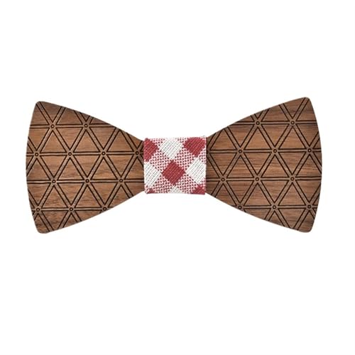 Nœud papillon en bois multicolore parfait pour invités de mariage chic