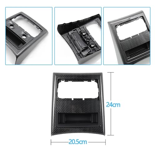 Insert carbone climatisation arrière E90 E91 - 3
