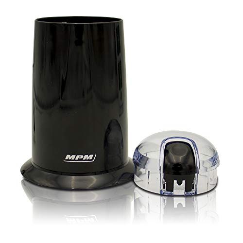 MPM MMK-07/C Molinillo café eléctrico pequeño, Semillas Especias y Frutos Secos, Cuchilla Doble Acero Inoxidable, min… - Imagen 6