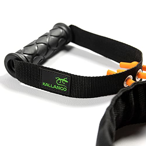KALLANGO Extensor Tubo Elastico Forte 3 Corda, Laranja