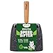 XBX Cat Litter Scoop with Holder, Heavy Duty Litter Sifter, Stainless Steel Litter Shovel, Litter Scooper with Beech Wood Grip and Washable Stand, Perfect for Cat Litter Box Cleaning