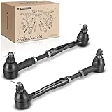 A-Premium 2 x Front Inner & Outer Tie Rod End Assemblies, Compatible with Nissan NV1500 2012-2021, NV2500 2012-2021, NV3500 2012-2021, TITAN XD 2016-2021