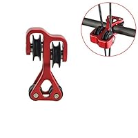 FTVOGUE Separatore di Corde per Arco per Tiro con L'Arco, Scivolo per Cavo per Arco Composto in Alluminio(Nero