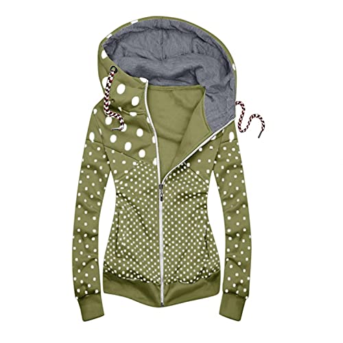 TOPEREUR Winterjacke Damen Atmungsaktiv mit Kapuze Faltbar Lang Sweatjacke Mäntel Frauen Mode Große Größen Leichte Fahrrad Jacken Sportjacken Outdoorjacke für Wandern Cover