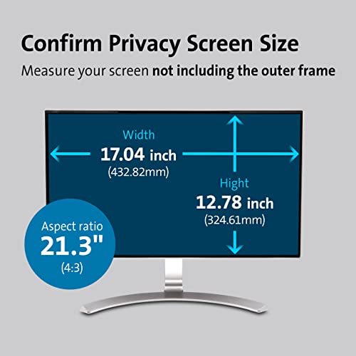 Image of Kensington FP213 Privacy Screen for 21.3 inch Standard 4:3 Monitors (K52122WW)