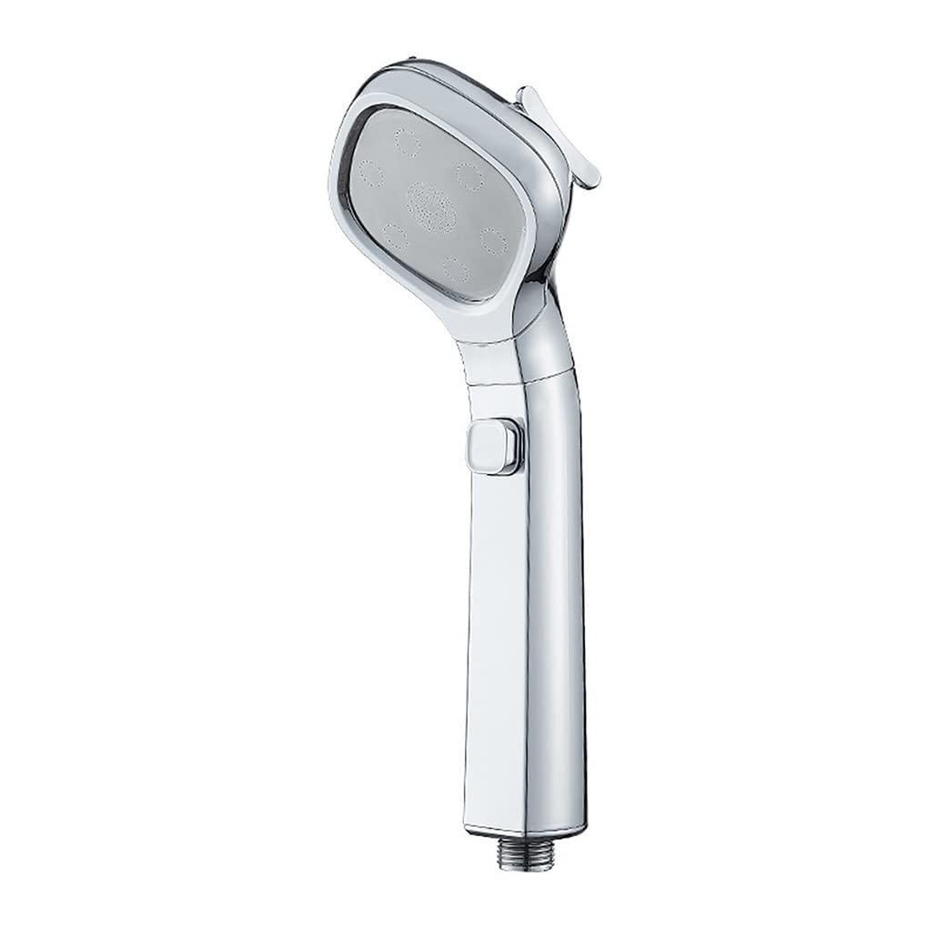 Pommeau de douche à 4 vitesses haute pression jet réglable argenté