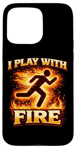 I Play With Fire Stuntman Action Flame �p�t�H�[�}�[ �X�}�z�P�[�X iPhone 15 Pro Max �p