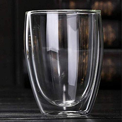 Tasse de café isotherme en verre double isolation thermique pour thé