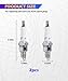 SCUARI 2PCS A7TC Spark Plug,Car Accessories Motorcycle Spark Plugs,Used to GY6 50cc 70cc 90cc 110cc 125cc ATV Scooter Dirt Bike Moped Go Kart Racing Bike,Compatible with C7HA C5HA PZ7HS S102F Z12
