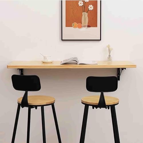 Table pliante murale avec plateau suspendu ultra stable