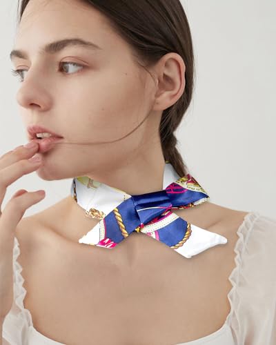 6 Pack Scarf Bags for Women - Narrow Scarf Hair & Neck Scarves - Fashion Gifts3