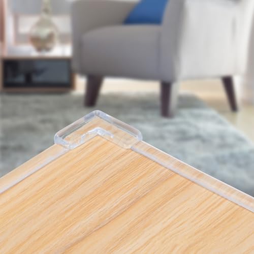 Image of PartyKindom Protectors for Furniture: Rubber Protector Strips for Sharp Edge, Clear Furniture Edge and Corner Guard Strips, 6 Meter Baby Proofing Edge Protector Strips Safety Corner Edge