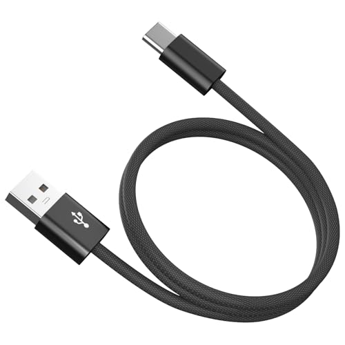 Image of USB C Cable for Carplay iPhone 17 Pro Max Air 16 15,18W 3A USB A to C Cable for Apple CarPlay & Android Auto, 1M Length Type C Charging Cord for iPad Pro, iPad A16 /Mini 6, Galaxy S25 S24 S23, Black