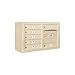 Surface Mount 4C Mailbox Unit-Dbl Col-7 MB1 DRS-Sandstone-Front-Prvt