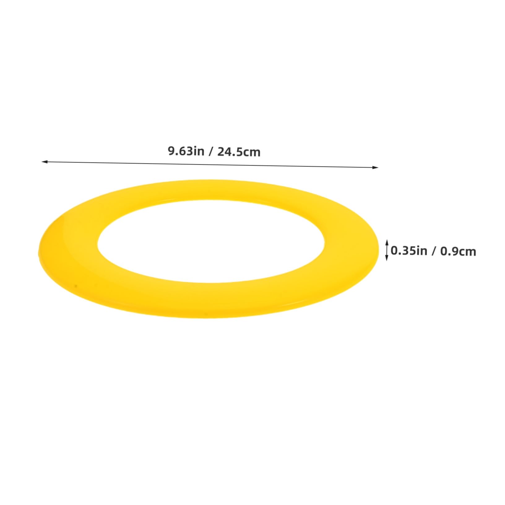 BRIGHTFUFU Plastic Flying Ring Toy 4pcs Boys and Girls Flying Disc Game Beach Activities for Family