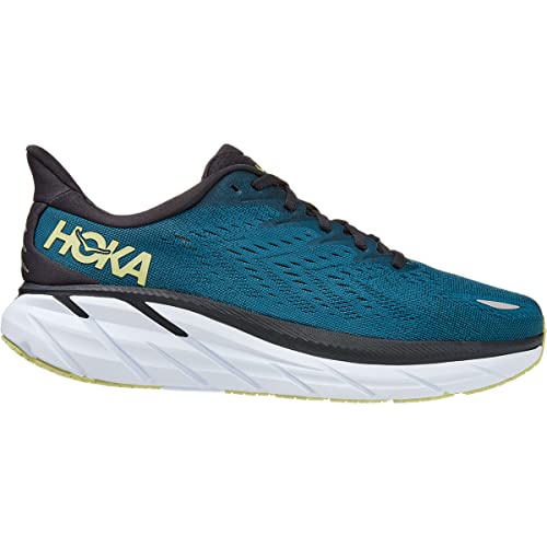 HOKA One One 1119393-BCBT Clifton 8 Uomo, Blue Coral/Butterfly EU 43 1/3
