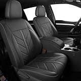 TZAUT-AXLE Custom Fit Toyota Highlander Car Seat Covers 8-Seats 2014 2015 2016 2017 2018 2019 for Highlander Accessories