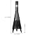 63 inch Tall Chiminea Outdoor Fireplace for Backyard and Patio - Wood Burning Rocket Fire Pit