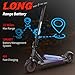 WERHY 8.5'' Electric Scooter with Dual Suspension, 350W Powerful Motor & 19MPH Top Speed, 16/22 Miles Long Range, Folding E Scooter with Dual Braking for Teens and Adults