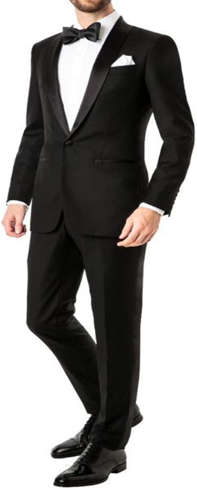 Ultra Slim Fit One Button Shawl Tuxedo