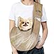 Pawaboo Hundetragetasche, Tragbare Haustier Hundetasche mit Atmungsaktiver Mesh-Tasche, Outdoor Reise Haustier Umhängetasche, Tragetücher für Klein Hund Katze (Bis zu 14lbs), Khaki