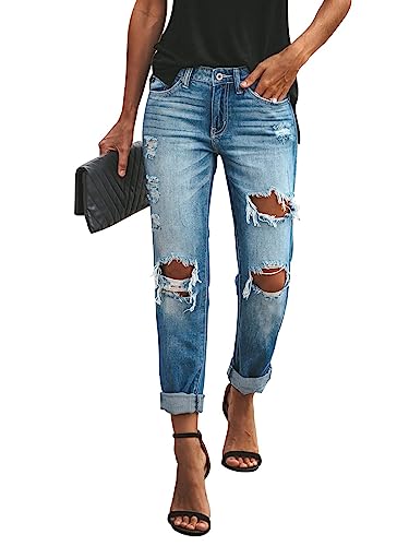 fashion best ripped mom jeans