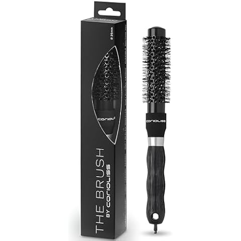Corioliss | Hair Roller Brush for Women | Professional Hair Brush Ceramic | Ideal for Short Hair and Precise Work Styling 25 mm Cover