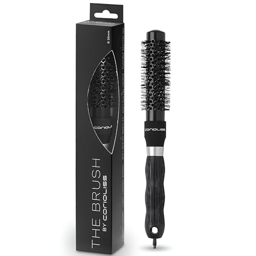 Corioliss | Hair Roller Brush for Women | Professional Hair Brush Ceramic | Ideal for Short Hair and Precise Work Styling 25 mm