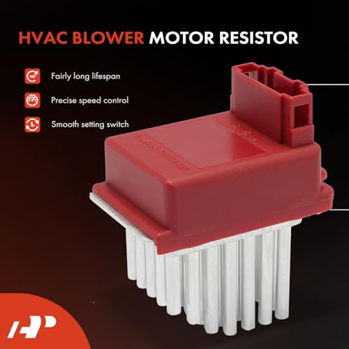 Image of A-Premium HVAC Blower Motor Resistor Compatible with Volkswagen & Audi | for Volkswagen Jetta, Golf, Beetle, GTI, Rabbit, EuroVan, Passat, Golf City & Audi TT Quattro, TT, A4, A4 Quattro