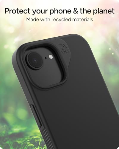Coque iPhone 16e ZAGG Milan élégante luxe en graphène robuste noire