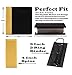 2Fold Binder for Holding Broadway Play Program and Theater Programs with 30 Custom Sheet Protectors - PU Leather - Fits Programs from Mid 1980s to Modern (Yellow/Black EmbossedP)