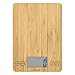 Escali ECO157 Bilancia Cucina Digitale in Bambù Arti- Bilancia da Cucina, Perfetta per Pasticceria, Ufficio, Hobby - Capacità Massima di 6,8 kg - Bambù, 23 x 16,5 x 2 cm