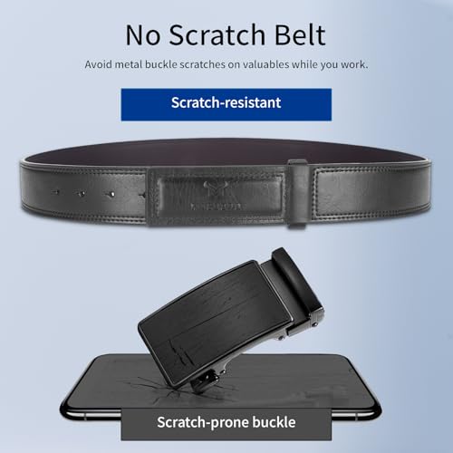 Mechanic Belts for Men No Scratch Buckleless Belt-Belts That Don T Dig into Belly2