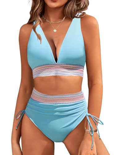RITOSTA Bikinis Mujer Push Up Bañador Reductor Bikini Braga Alta Brasileño Trajes de Baño de Dos Piezas Bañadores Tallas...
