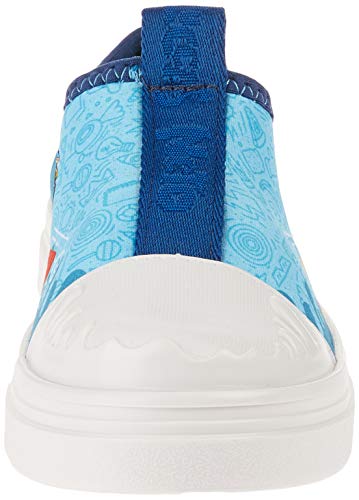 Tênis Luccas Neto Mania Meninos Branco/Azul 26/27
