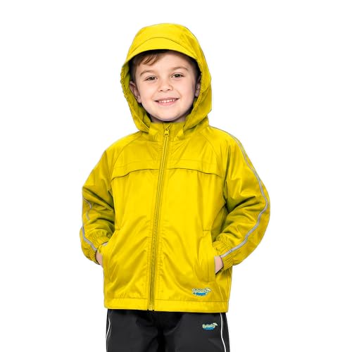 Image of Splashy Vented Waterproof Rain Jacket for Kids