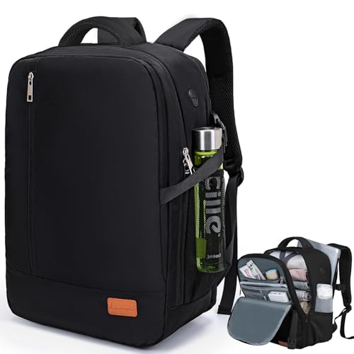 Image of Lossga Travel Backpack, Personal Item Bag 18x14x8 Inches, Frontier Airlines Travel Bag, Weekender Bags for Women and Men, Water Resistant Lightweight Carry on Flight Approved for Traveling Business