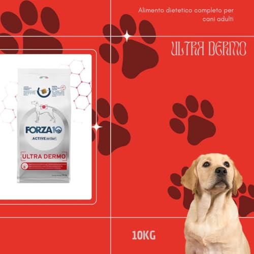 Forza 10 Hundefutter für ausgewachsene Hunde in allen Größen, unterstützt die Dermalfunktion bei Dermatose und übermäßigem Haarausfall, 10 kg – Bild 5