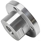 Stahl-Frontplatte für Holz für Drehmaschine, 7,6 cm Durchmesser, Holzbearbeitungs-Maschinenfutter mit Gewindegröße 18 mm und Befestigungslöchern für präzises Holzdrehen (33 mm)