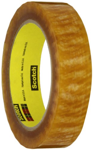 Scotch Light Duty Packaging Tape 610 Clear Heat Resistant, 1 in x 72 yd (Pack of 1)