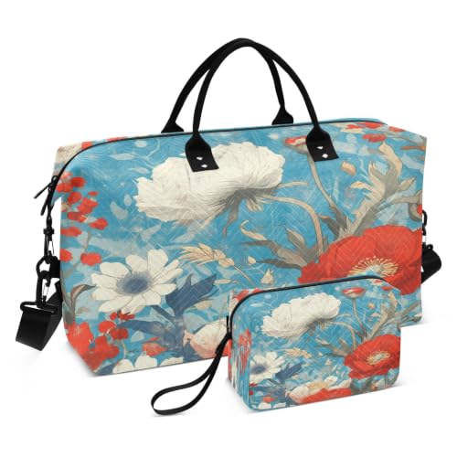 Sac de voyage aquarelle floral l'élégance artistique pour vos escapades de weekend