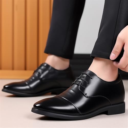 Men's Dress Luxury Leather Outdoor Vintage Lace Up Brogue Business Rubber Sole Slip Shoe3