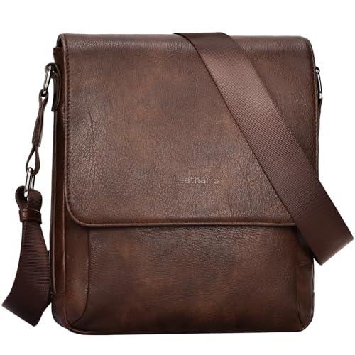 Leathario Men\'s Crossbody Bag