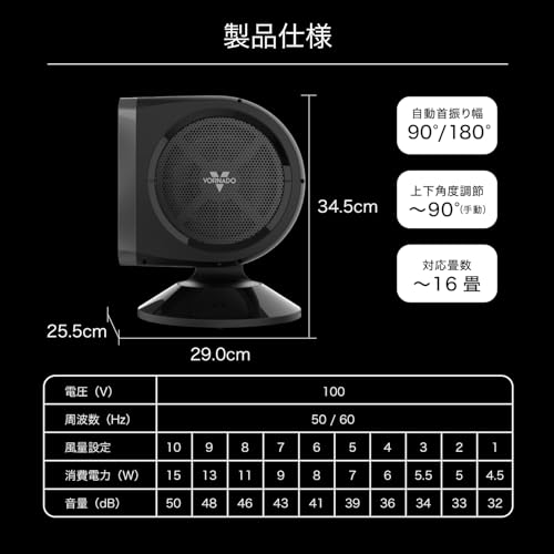 Vornado(ボルネード) サーキュレーター STRATA8T-JP の商品画像 6